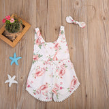 Baby Clothing Newborn Kid Baby Girl Floral Romper Clothes