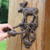 European Retro Nostalgic Cast Iron Crafts Retro Elk Door Knock