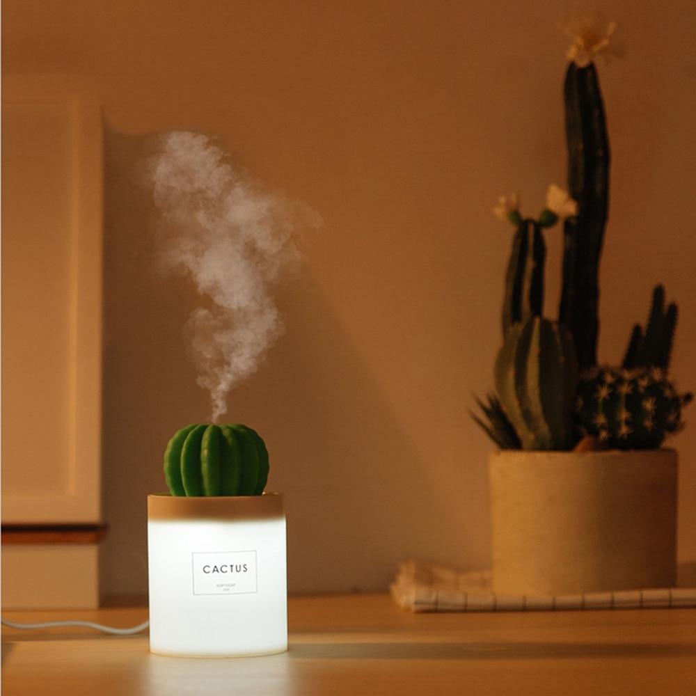 Luminous Cactus Ball Humidifier - Minihomy