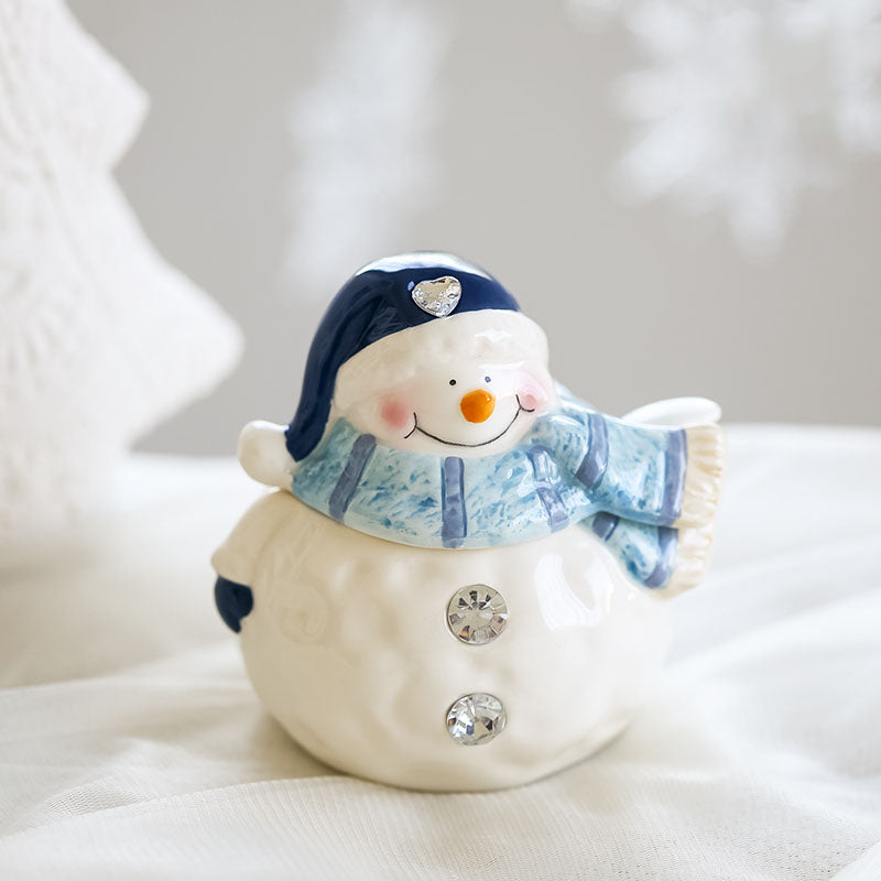 Christmas Ceramic Ornaments and Snowman Tableware