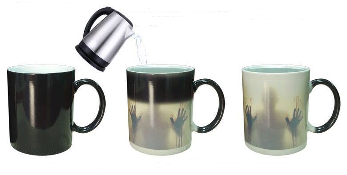 Color Changing Mug Ceramic Thermosensitive Coffee Cup - Minihomy