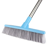 Extra Long Handle Rubber Bristles Sweeper Squeegee for Pet Cat Dog Hair Fur Broom - Minihomy