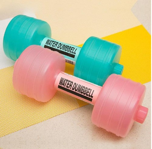 Water imported plastic irrigation water injection Japanese ladies fitness body dumbbells