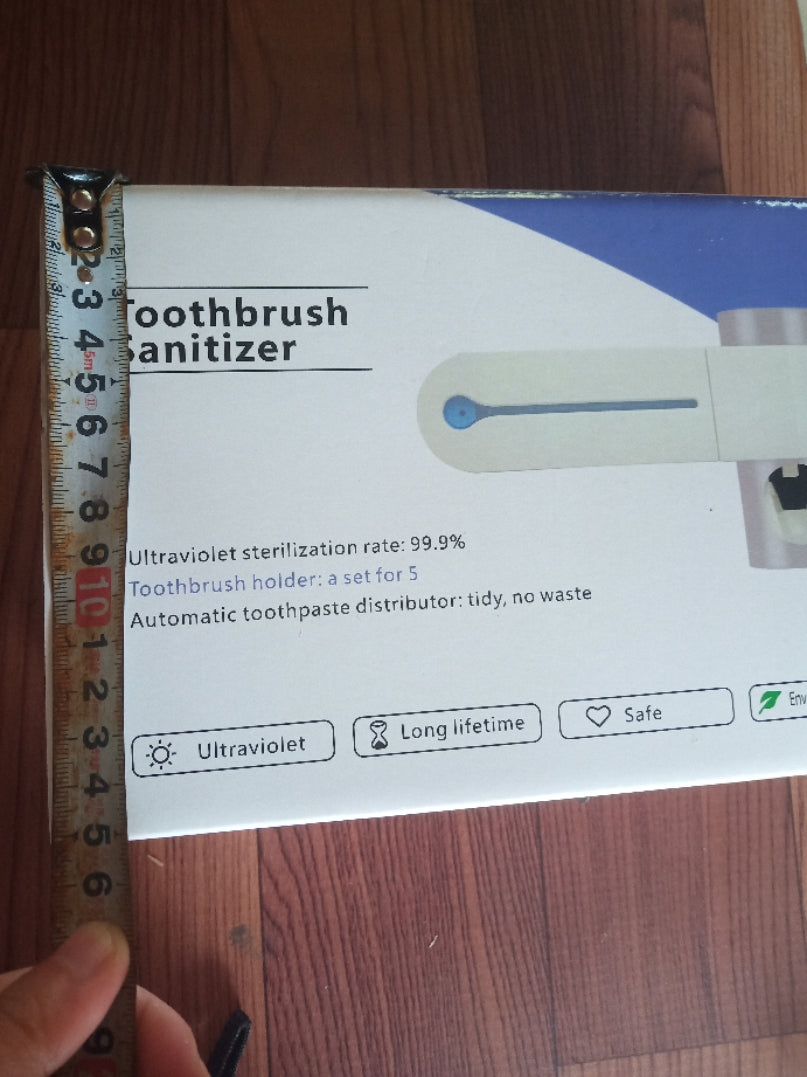 2-in-1 UV disinfection toothbrush Automatic toothpaste holder - Minihomy