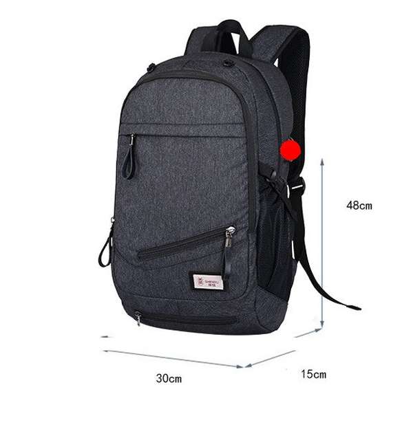 Men's shoulder bag, schoolbag, basketball bag, middle school students' charging Sports Backpack - Minihomy