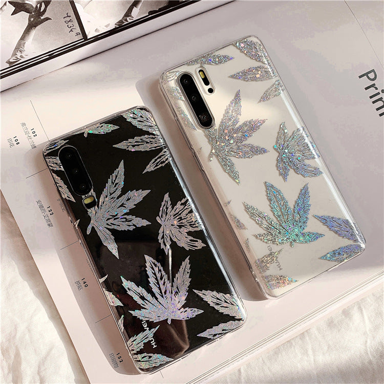 Flower Leaf Laser Phone Case - Minihomy