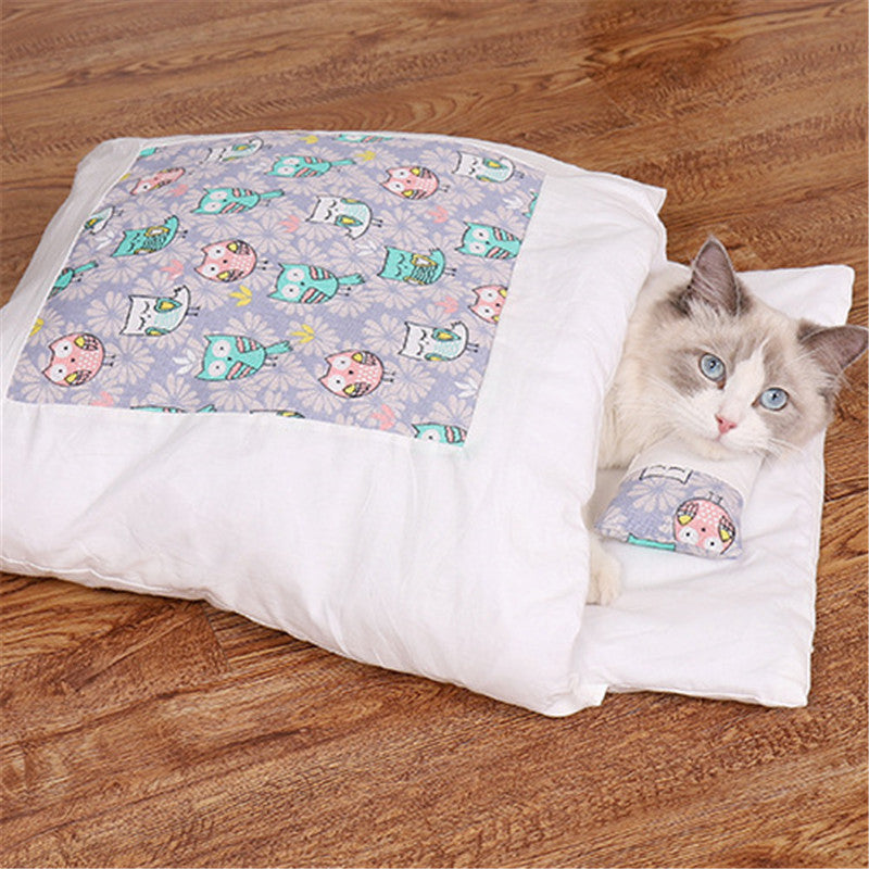 Cat Litter Winter Warm Closed Removable And Washable Quilt