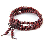 108 Bead Sandalwood Mala - Buddhist Meditation Necklace