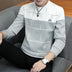 Men's round neck long sleeve T-shirt - Minihomy