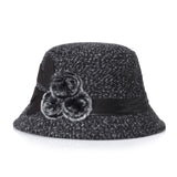 Woolen winter warm hat for women