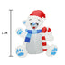 Inflatable Christmas Bear Gift Pack Inflatable Decoration - Minihomy