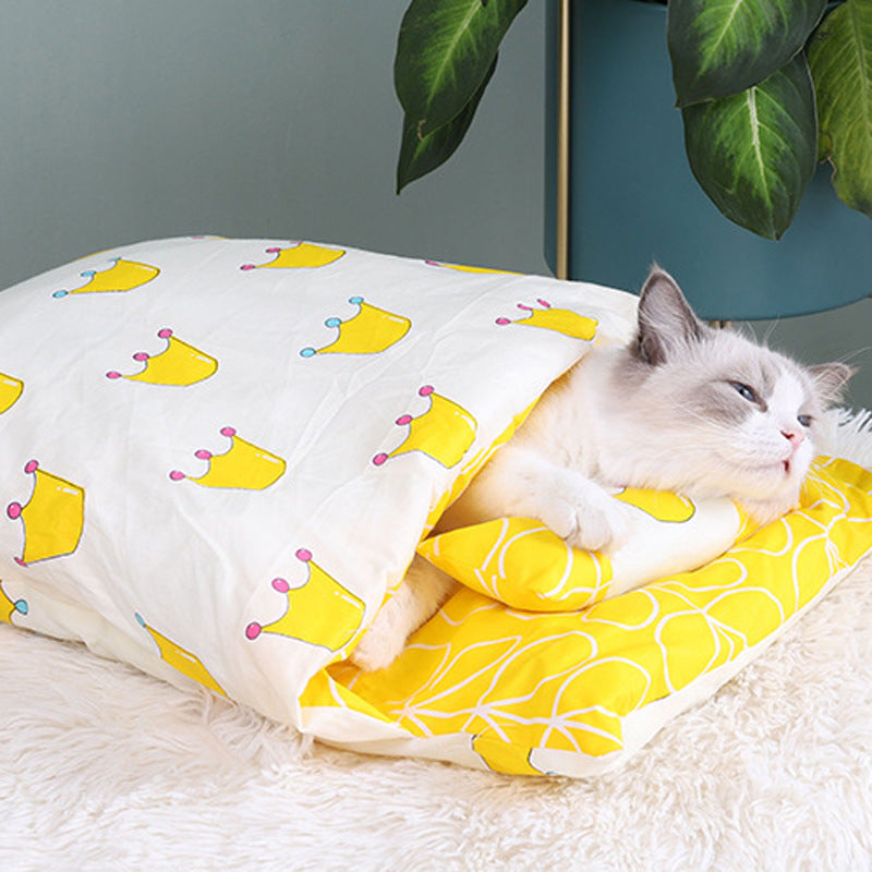 Cat Litter Winter Warm Closed Removable And Washable Quilt