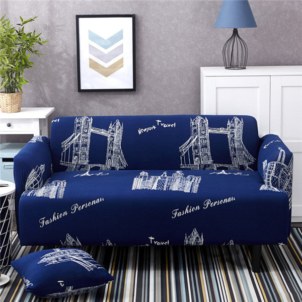 Sofa Cover Cute Cats Pattern Sectional Couch Cover All-inclusive Couch Cover Furniture Protector