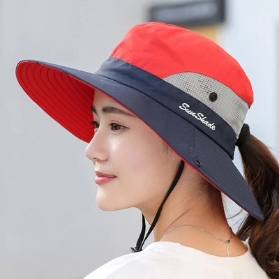 Outdoor sunshade hat couple fisherman's hat