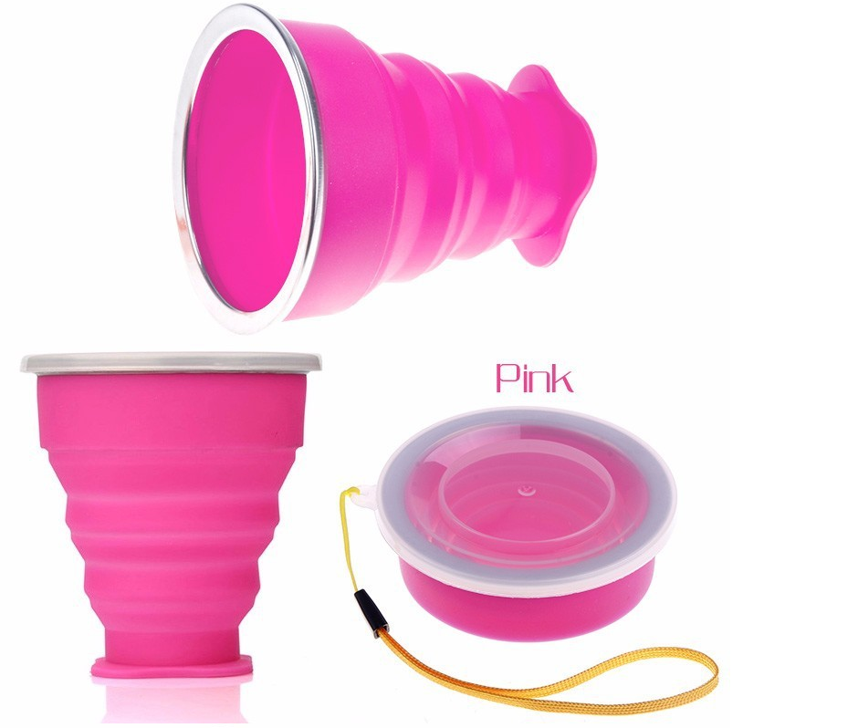 Color Portable Silicone Folding Cup - Minihomy