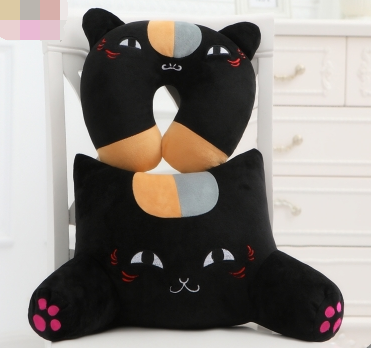 Cat pillow cushion bed back cushion cute waist cushion office sofa pillow lumbar cushion car pillow - Minihomy