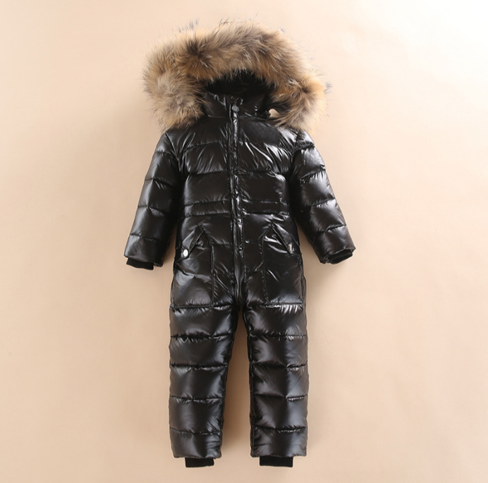 Children's Thick And Warm One-piece Down Jacket