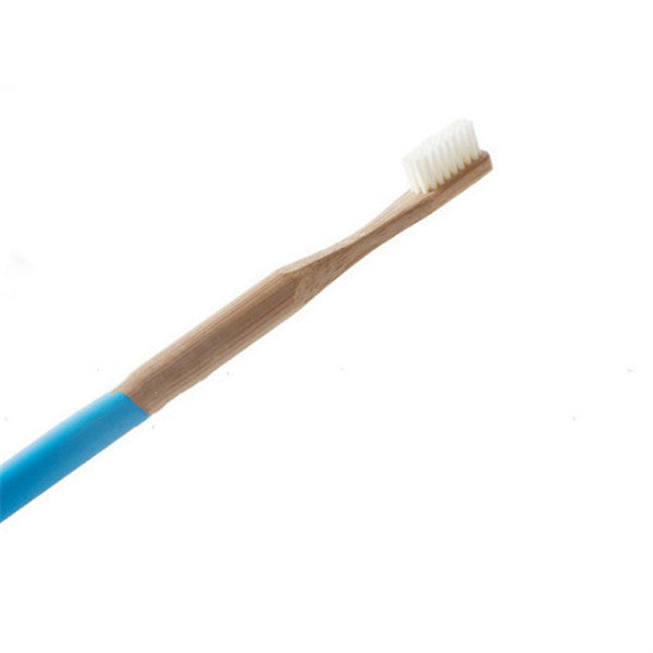 Natural round handle bamboo toothbrush