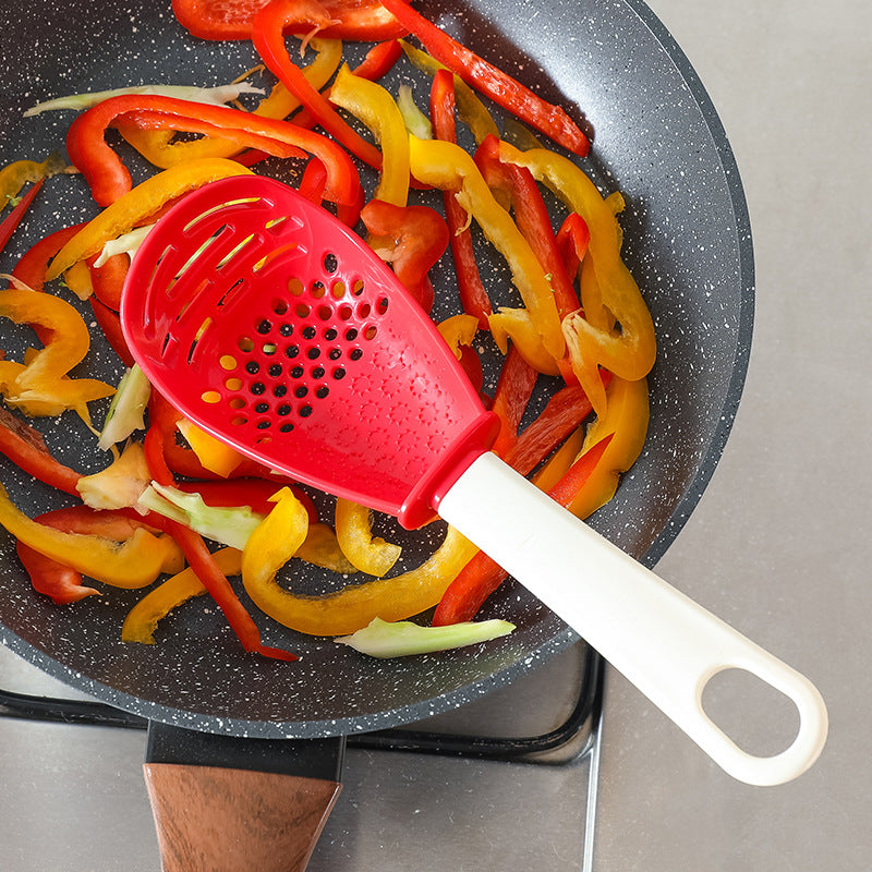 Multifunctional grinding crushing colander and draining spoon - Minihomy