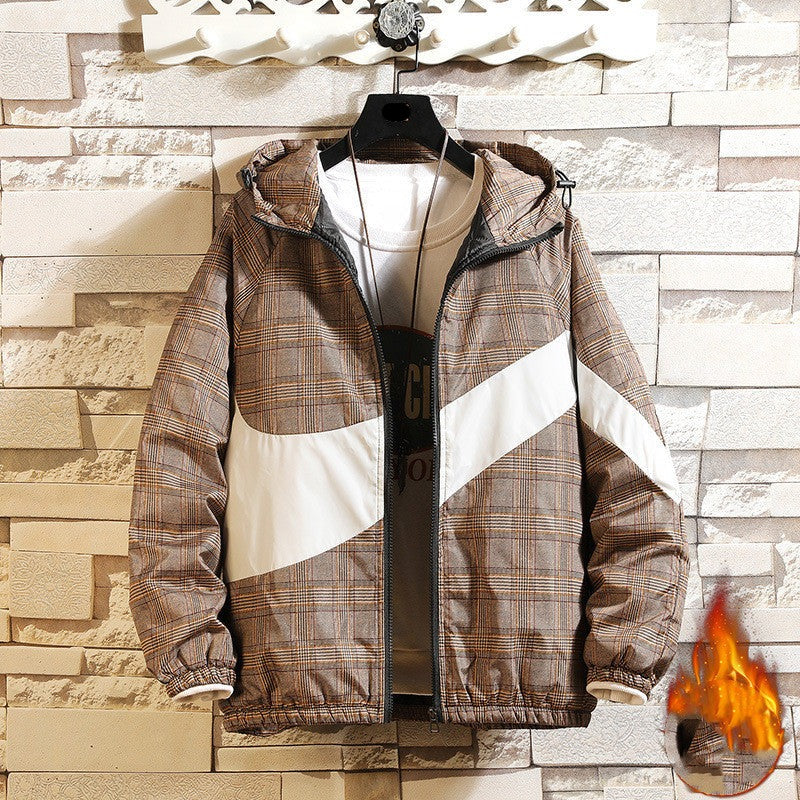 Cotton Jacket Men's Jacket Plus Cotton Casual Jacket