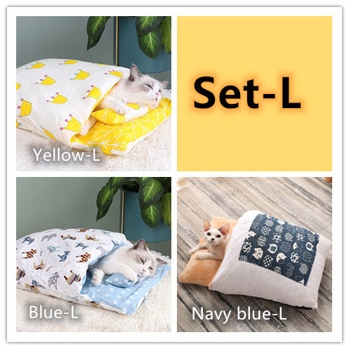 Cat Litter Winter Warm Closed Removable And Washable Quilt