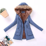 Winter Women Cotton Jacket Padded Casual Slim Coat