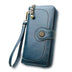 Split Leather Long Wallet for Women