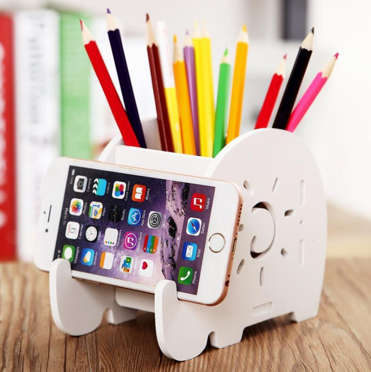 Multi-function pen holder creative desktop small storage box - Minihomy