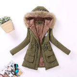 Winter Women Cotton Jacket Padded Casual Slim Coat