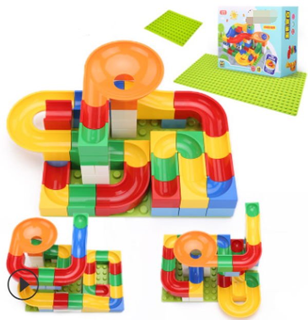 Children Large  Particles Assembled Slide Puzzle Blocks Toys 3-10 Years Old Boy Toy - Minihomy