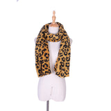 Leopard-Print Cashmere Women's Scarf Shawl: Unleash Your Wild Elegance