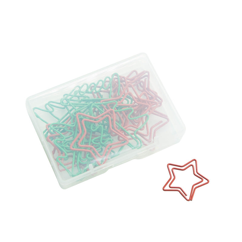 Christmas Creative Special-shaped Color Paper Clips 18 Pieces - Minihomy