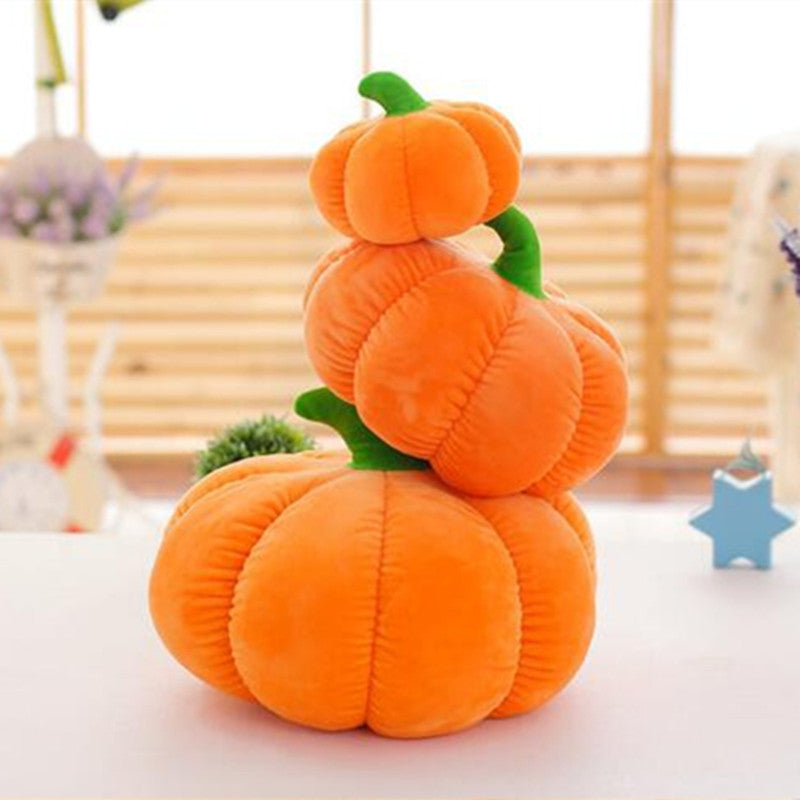 Plush Cushion Plush Toy Halloween Pumpkin Shape Pillow Cushion - Minihomy