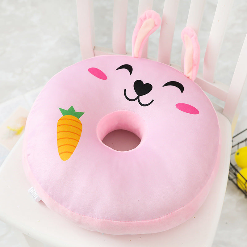 Donut cushion pillow cute back - Minihomy