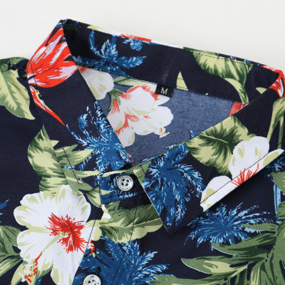 Hawaiian printed men's shirt - Minihomy