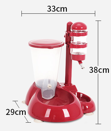 Dog automatic feeder water dispenser - Minihomy