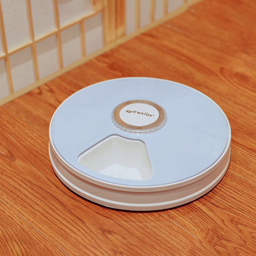 Pet Automatic Round Timing Feeder with 6 Grids Voice Recorder - Minihomy