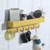 Punch Free Toilet Toilet Wash Table Storage Rack Bathroom Wall Mounted Shelf