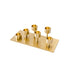 Nordic Brass Candle Holder Decoration European Style Home - Minihomy