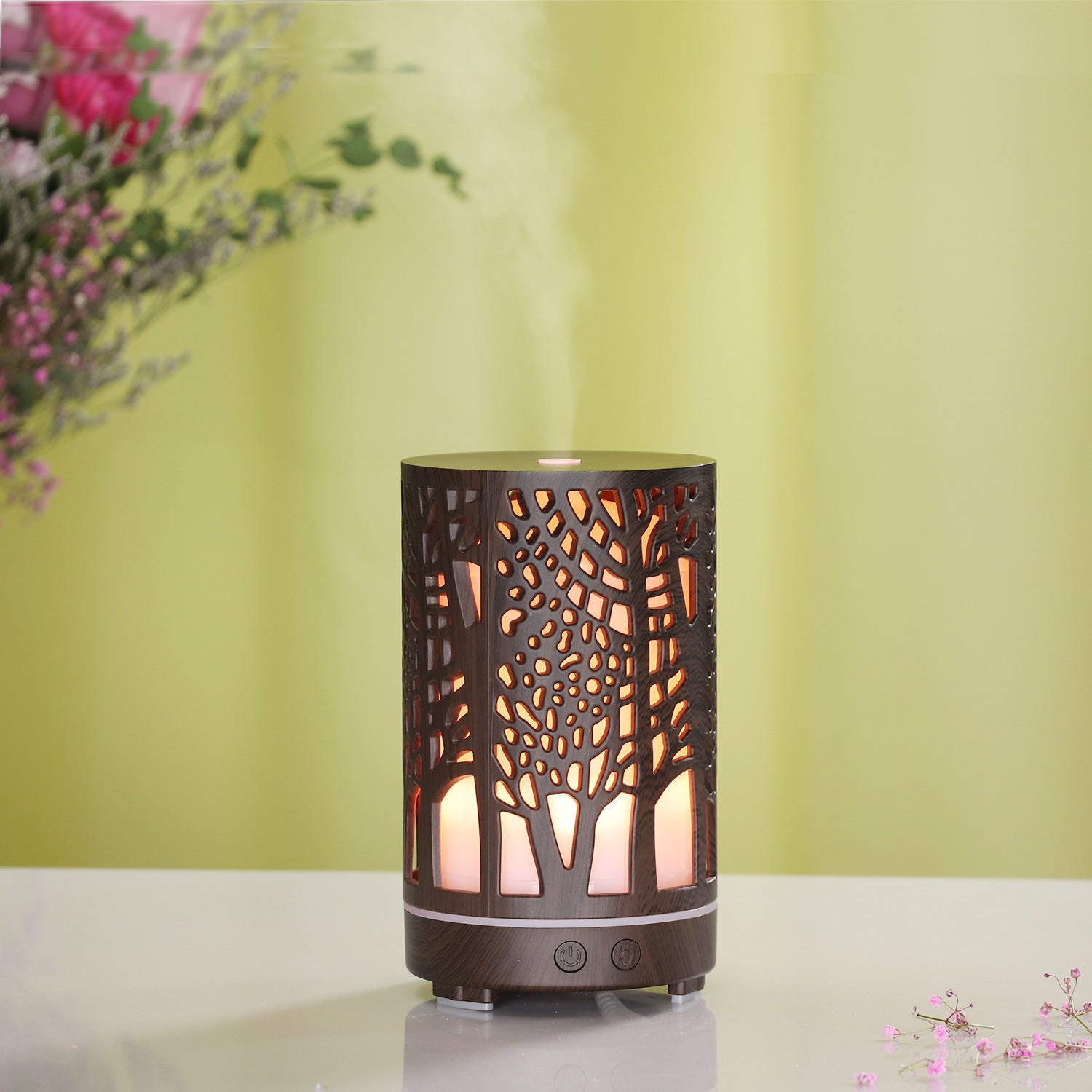 Hollow Aroma Diffuser Ultrasonic Atomizer Household Humidifier - Minihomy