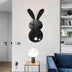 Easter Cartoon Rabbit Mirror Wall Sticker for Living Room Art Home Decor - Minihomy