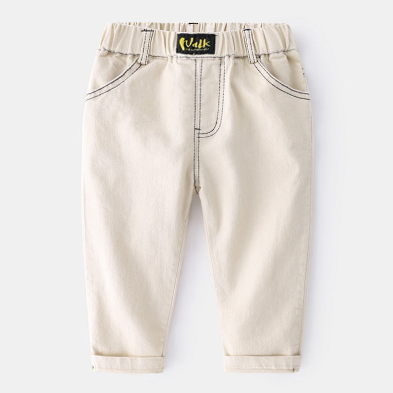 Baby Solid Color All-Match Trousers