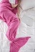 Mermaid Tail Blanket Knitted Crochet for Adult Childern Super Soft Sleeping Blankets