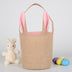 Easter Bunny Ear Gift Bag - DIY Candy Basket for Easter - Minihomy