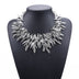 Alloy Diamond Short Crystal Necklace - Minihomy