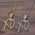 Hip Hop Necklace Letter Pendant Jewelry - Minihomy