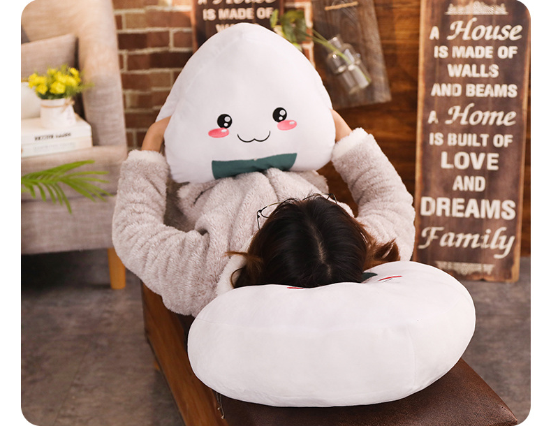 Cartoon Anime Rice Ball Plush Toy Plush Doll Large Sleeping Pillow Ragdoll Doll Children's Day Gift - Minihomy