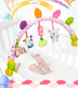 Baby Musical Mobile Toys for Bed Stroller Plush Baby Rattles Toys for Baby - Minihomy