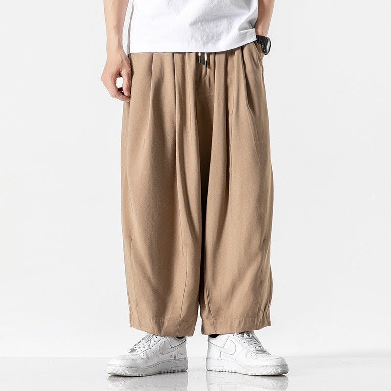 Straight Cropped Harem Pants