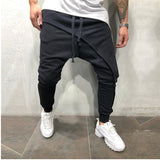 Jogging Pants Hip Hop Jogging Pants Slim Casual Sports Drawstring Pants Men - Minihomy